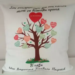 Αναμνηστικό μαξιλάρι με ονόματα της τάξης!