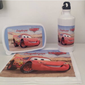 Σχολικό σετ Παγουρίνο-ταπεράκι-πετσετούλα με όνομα