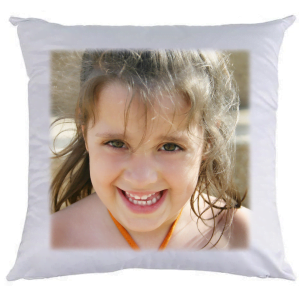 Προσωποποιημένο μαξιλάρι λευκό με φωτογραφία ή μήνυμα.