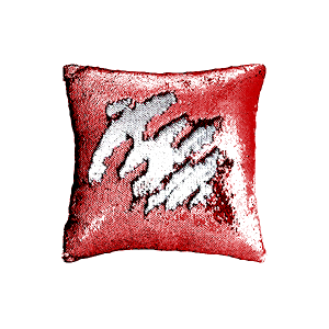 Μαξιλάρι με παγιέτες και τη φωτογραφία ή το μήνυμα σας