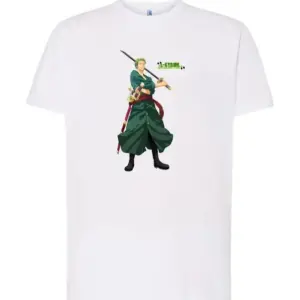 Ανδρικό T-shirt με στάμπα Roronoa Zoro Anime!